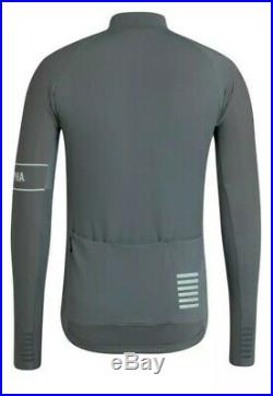 Rapha PRO TEAM Long Sleeve Thermal Jersey Green Grey BNWT Size L