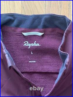 Rapha Pro Team Cycling Long-Sleeve Thermal Jersey Burgundy Men's Large