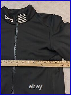 Rapha Pro Team Jacket Adult Large Black Softshell Cycling Full Zip Long Sleeve