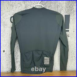 Rapha Pro Team LS Aero Jersey Large Men's Long Sleeve Gray Cycling Jersey/Jacket
