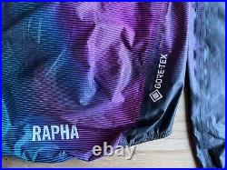 Rapha Pro Team Lightweight Gore-Tex Flight Print Jacket Mens Small Waterproof