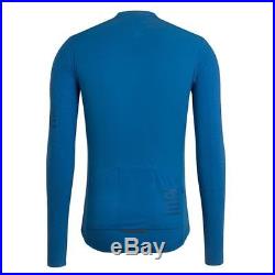 Rapha Pro Team Long Sleeve Aero Cycling Jersey Blue Size Large BNWT