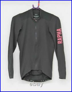 Rapha Pro Team Long Sleeve Gray Aero Cycling Jersey Sz Medium Nwot