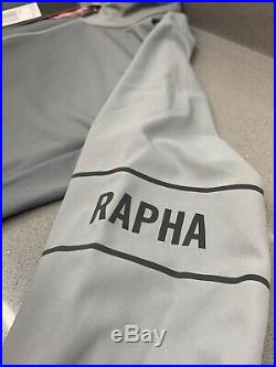 Rapha Pro Team Long Sleeve Thermal Jersey Colourburn Large Grey Dark Grey New