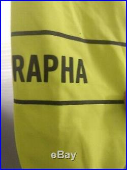 Rapha Pro Team Long Sleeve Thermal Jersey Colourburn Large Hi-Vis Yellow