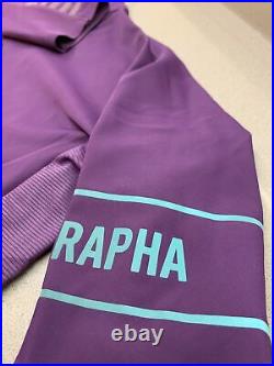 Rapha Pro Team Long Sleeve Thermal Jersey Dark Purple Medium Brand New With Tag