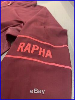 Rapha Pro Team Long Sleeve Thermal Jersey Dark Red Medium Brand New With Tag
