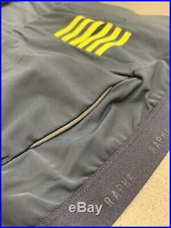 Rapha Pro Team Long Sleeve Thermal Jersey Medium Dark Navy/Chartreuse New Tag
