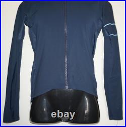 Rapha Pro Team Long Sleeve Thermal Jersey Navy Blue Size Small Made in Portual