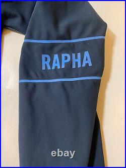 Rapha Pro Team Long Sleeve Thermal Jersey Navy Blue Size Small Made in Portual