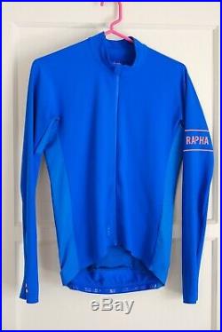 Rapha Pro Team Long Sleeve Thermal Jersey Small Bundled with New Pro Team Cap