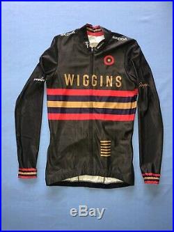 Rapha Pro Team Wiggins Long Sleeve Jersey Khaki Small Rider Issue