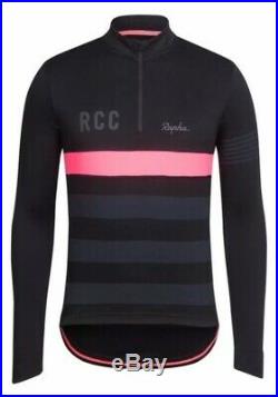 Rapha RCC Long Sleeve Jersey Black BNWT Size M/L