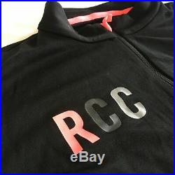 Rapha RCC Mens Long Sleeve Jersey Jacket Size Medium M Pink and Black