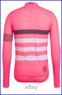 Rapha RCC PRO TEAM Long Sleeve Midweight Jersey Hi-Viz Pink BNWT Size S