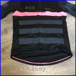 Rapha RCC Pro Team Long Sleeve Cycling Jersey Black & Pink Mens Size M Medium