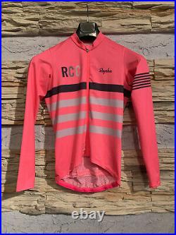 Rapha RCC Pro Team Long Sleeve Midweight Jersey HIVIZ PINK SMALL EXTREMELY RARE