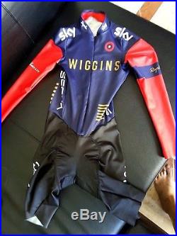 Rapha Sky Wiggin cycling skinsuit in long sleeve 2