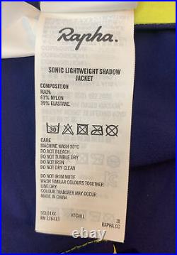 Rapha Sonic Lightweight Shadow Jacket Size Medium Brand New With Tag