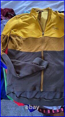 Rapha Tricolour Long Sleeve Jersey Full Zip EUC (B-SH3)