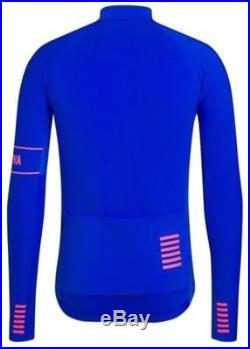 Rapha Ultramarine Blue Pro Team Long Sleeve Thermal Jersey. Size XS. BNWT