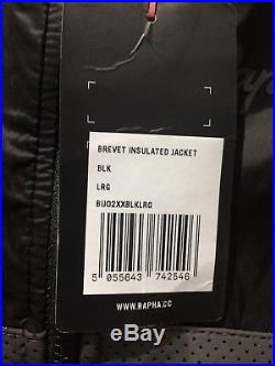 Rapha Windbreaker Mens Brevet Insulated Jacket Size Large Long Sleeve Rrp £150