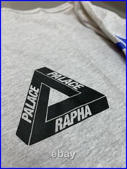 Rapha X Palace EF Education First Long Sleeve T-Shirt Grey Medium New With Tag