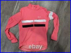Rapha brevet hi viz pink long sleeve cycling jersey medium