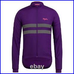Rapha brevet long sleeve windblock purple jersey new with tags medium
