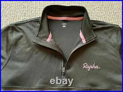 Rapha long sleeve club cycling jersey gray pink large A+++++ Shape! Sportswool