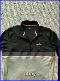 Rapha long sleeve club cycling jersey gray pink large A+++++ Shape! Sportswool