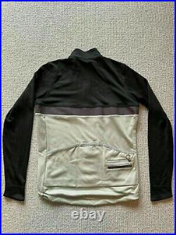 Rapha long sleeve club cycling jersey gray sportswool large A++++ Shape! Fall