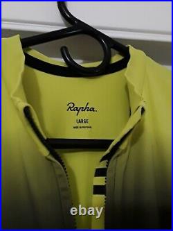 Rapha pro team long sleeve cycling jersey aero yellow colorburn A+++ Shape