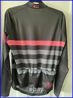 Rapha pro team mid weight long sleeve rcc blk cycling jersey large A++++ Shape