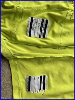 Rapha pro team training chartreuse long sleeve cycling jersey new with tags med
