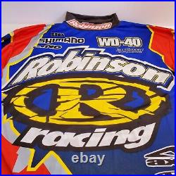 Rare Vintage Aussie Robinson Team Issue BMX Racing Jersey Large USA