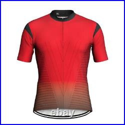Red Sports Jersey Cycling MTB Jacket Bike Short Sweater Shirt Mountain Clothing
