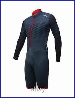 Santini Boss Long Sleeve Cyclocross Suit Size L Grey/Red