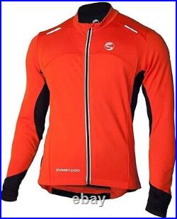 Showers Pass Men's XL Orange/black Long Sleeve Alpine Cycle Jersey Jacket, New