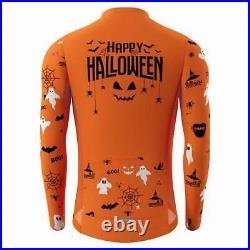 Souke Halloween Limited Edition Men's Quick Dry Long Sleeve Cycling Jersey