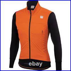 Sportful Fiandre Strato Wind Jacket Men's. Orange Sdr/Black L