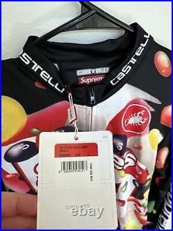 Supreme Castelli Skittles Cycling Jersey Mens Large New