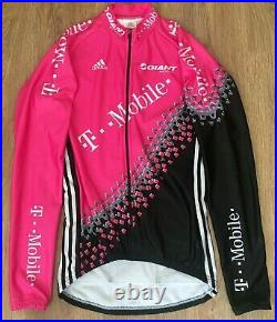 T-Mobile Team Giant Adidas RARE vintage long sleeve cycling jersey size M