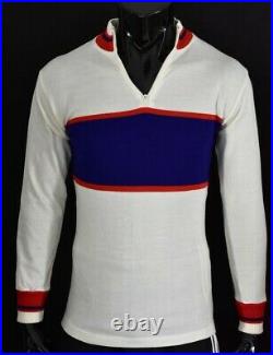 Template CAYLOR SS Fina LONG SLEEVE JERSEY ACRYLIC Shirt Cycle 1980's SIZE 48-L