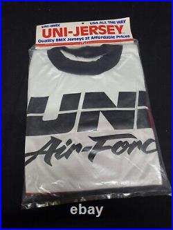 UNI BMX jersey rare Vintage 80's old school race freestyle REDLINE USA small