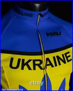 Ukraine national team wmn cycling jacket and bib tighs Small