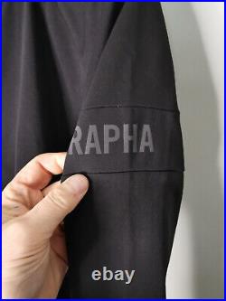 Used Black Rapha Pro Team Cycling Long Sleeve Training Jersey Large 20