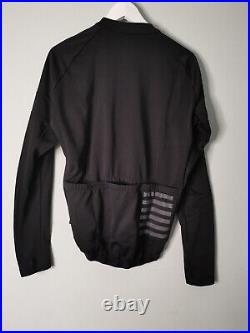 Used Black Rapha Pro Team Cycling Long Sleeve Training Jersey Large 20