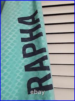 Used Blue Rapha Cycling Aero Jersey Long Sleeve Pro Team Colourburn Large