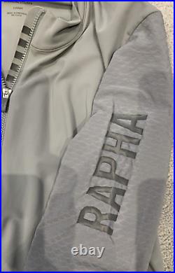 Used Gray Rapha Cycling Aero II Jersey Long Sleeve Pro Team Midweight Large